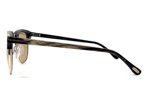 Tom Ford TOM N.17-Private Collection REAL HORN - 63H - 53 - FOTOKRÓM LENCSÉKKEL Napszemüvegek Fekete Browline (Szemöldökvonal)