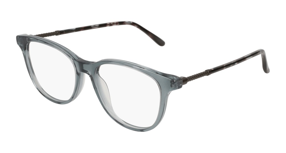 Bottega Veneta BV0136O - 005 - 51 Optikai keretek Ezüst Pillow (Lekerekített)