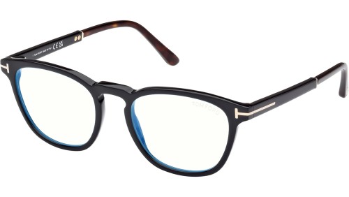 Tom Ford - Optikai keretek - FT5890-B - 005 - 51 - KÉK-IBOLYA FÉNYT SZŰRŐ LENCSÉKKEL