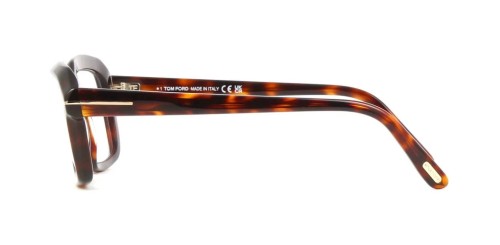 Tom Ford FT5888-B - 054 - 54 - KÉK-IBOLYA FÉNYT SZŰRŐ LENCSÉKKEL Optikai keretek Fényes Havanna Szögletes