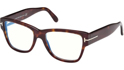 Tom Ford - Optikai keretek - FT5878-B - 052 - 55 - KÉK-IBOLYA FÉNYT SZŰRŐ LENCSÉKKEL