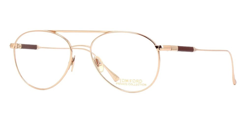 Tom Ford FT5716-Private Collection - 028 - 54 Optikai keretek Rózsaarany Pilóta (Aviator)