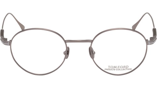 Tom Ford FT5717-Private Collection - 012 - 49 Optikai keretek Szürke Kerek