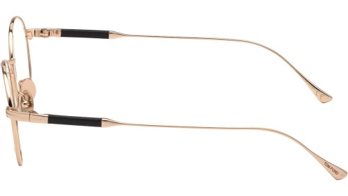 Tom Ford FT5717-Private Collection - 028 - 49 Optikai keretek Rózsaarany Kerek