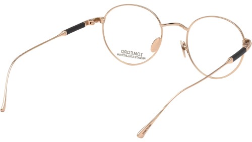 Tom Ford FT5717-Private Collection - 028 - 49 Optikai keretek Rózsaarany Kerek