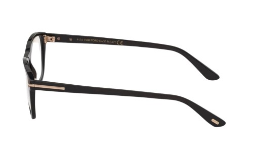 Tom Ford FT5718-Private Collection REAL HORN - 063 - 52 Optikai keretek Fekete Szögletes