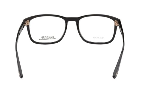 Tom Ford FT5718-Private Collection REAL HORN - 063 - 52 Optikai keretek Fekete Szögletes