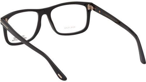 Tom Ford FT5719-Private Collection REAL HORN - 063 - 54 Optikai keretek Fekete Szögletes