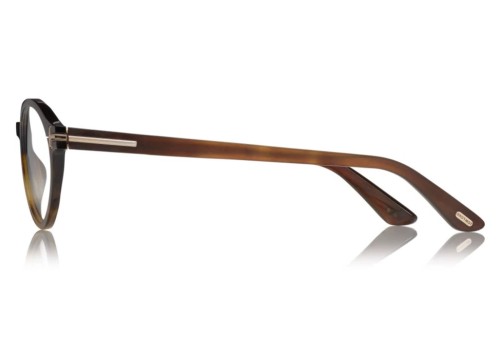 Tom Ford FT5720-Private Collection REAL HORN - 064 - 49 Optikai keretek Barna szarv Ovális