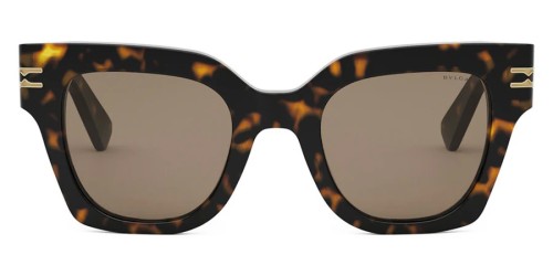 Bvlgari BV40013I ZERO1 - 52E - 49 Napszemüvegek Havanna Szögletes