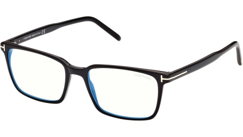 Tom Ford - Optikai keretek - FT5802-B - 001 - 53 - KÉK-IBOLYA FÉNYT SZŰRŐ LENCSÉKKEL