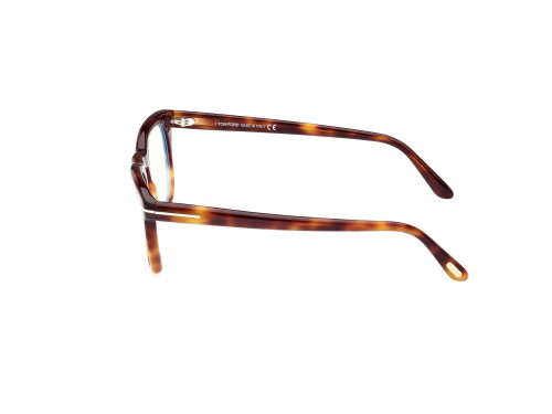 Tom Ford FT5870-B - 056 - 50 - KÉK-IBOLYA FÉNYT SZŰRŐ LENCSÉKKEL Optikai keretek Havanna Szögletes