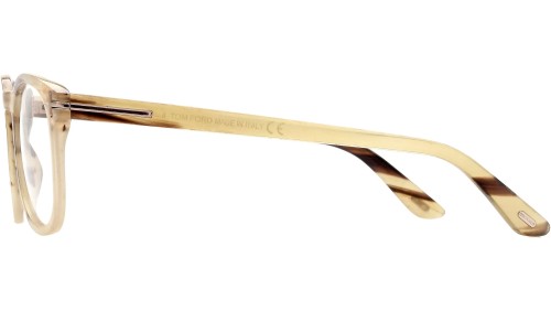 Tom Ford FT5849-Private Collection REAL HORN - 062 - 50 Optikai keretek Havanna Szögletes