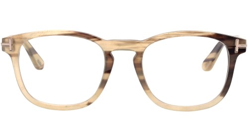 Tom Ford FT5849-Private Collection REAL HORN - 062 - 50 Optikai keretek Havanna Szögletes