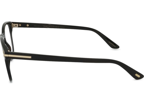 Tom Ford FT5849-Private Collection REAL HORN - 063 - 50 Optikai keretek Fekete szarv Szögletes