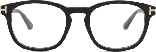 Tom Ford FT5849-Private Collection REAL HORN - 063 - 50 Optikai keretek Fekete szarv Szögletes