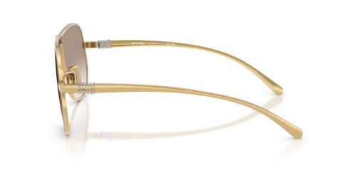 MIU MIU MU A56S - 5AK90L - 66 Napszemüvegek Arany Pilóta (Aviator)