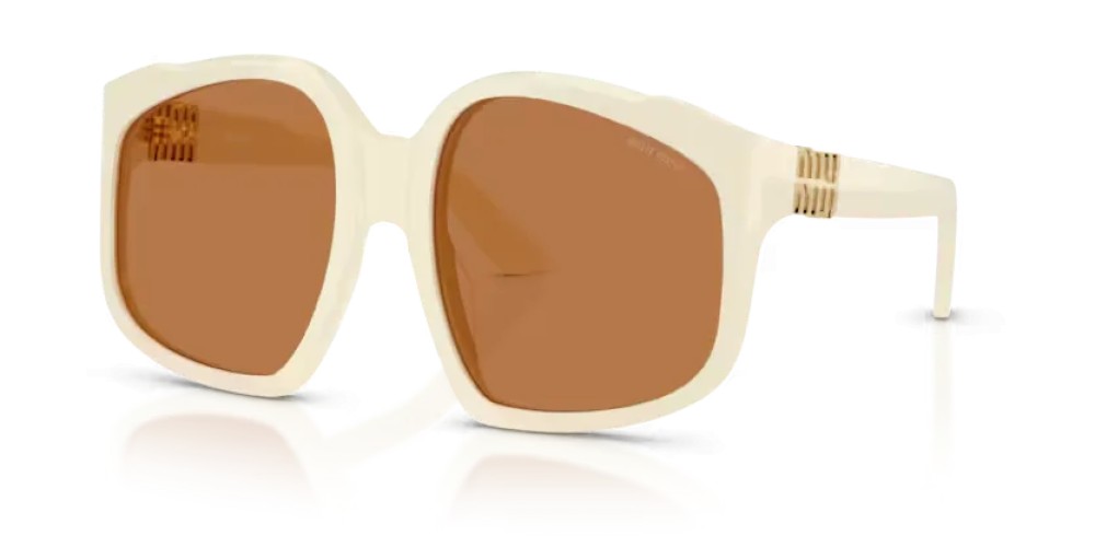 MIU MIU MU A07S - 21D90Q - 59 Napszemüvegek White milk Szabálytalan