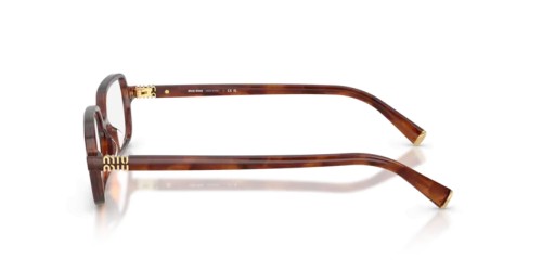MIU MIU MU 01YV - 26E1O1 - 53 Optikai keretek Csíkos tobacco Téglalap