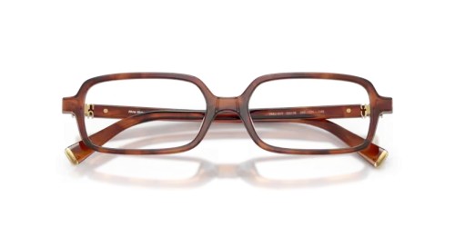 MIU MIU MU 01YV - 26E1O1 - 53 Optikai keretek Csíkos tobacco Téglalap