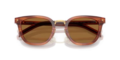 PRADA PR C01SD - 27F60F - 52 - FOTOKRÓM LENCSÉKKEL Napszemüvegek Havanna, konyak Cat Eye (Macskaszem)