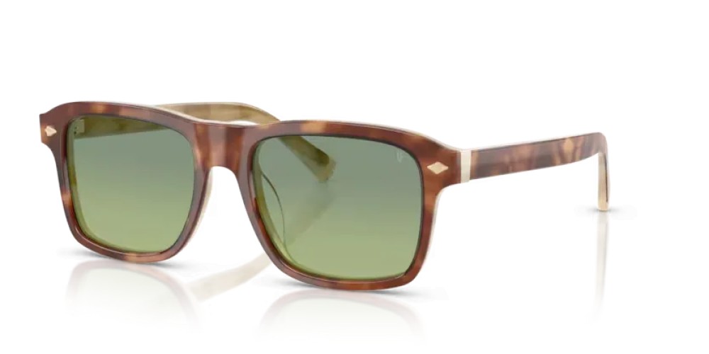 BRUNELLO CUCINELLI BC4014S - 10064M - 53 Napszemüvegek Havanna Téglalap