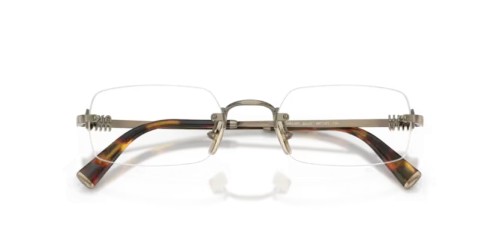 MIU MIU MU 50YV - 26C1O1 - 52 Optikai keretek Old gold Téglalap