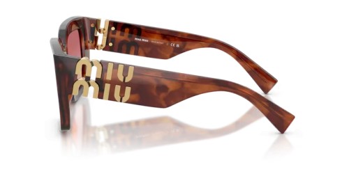 MIU MIU MU B05S - 26E50U - 51 Napszemüvegek Csíkos tobacco Szögletes