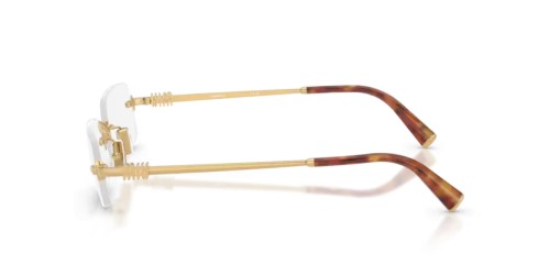 MIU MIU MU 50YV - 5AK1O1 - 52 Optikai keretek Arany Téglalap