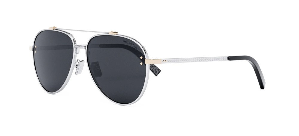 Dior CD DIAMOND A1U - F2A0 N - 59 Napszemüvegek Ezüst,Arany Pilóta (Aviator)