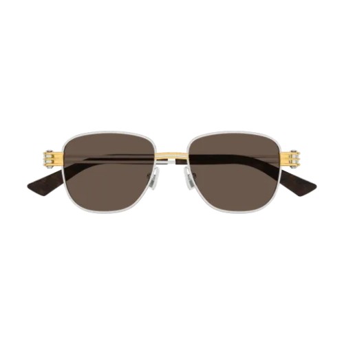 Bottega Veneta BV1380S - 001 - 51 Napszemüvegek Ezüst Szögletes