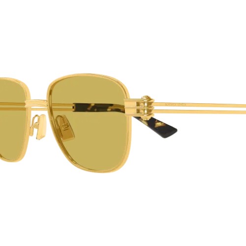 Bottega Veneta BV1380S - 002 - 51 Napszemüvegek Arany Szögletes