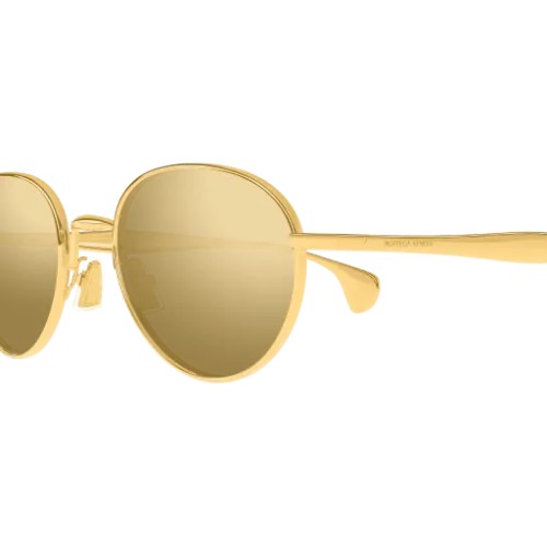 Bottega Veneta BV1396S - 002 - 50 Napszemüvegek Arany Ovális