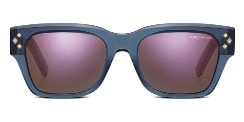 Dior CD DIAMOND S2I - 30G7 Z - 54 Napszemüvegek Kék Szögletes