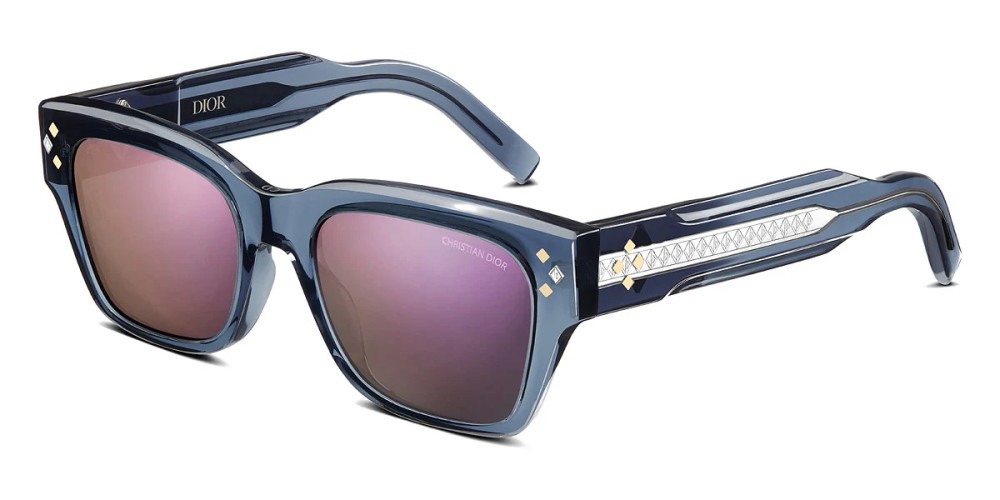 Dior CD DIAMOND S2I - 30G7 Z - 54 Napszemüvegek Kék Szögletes