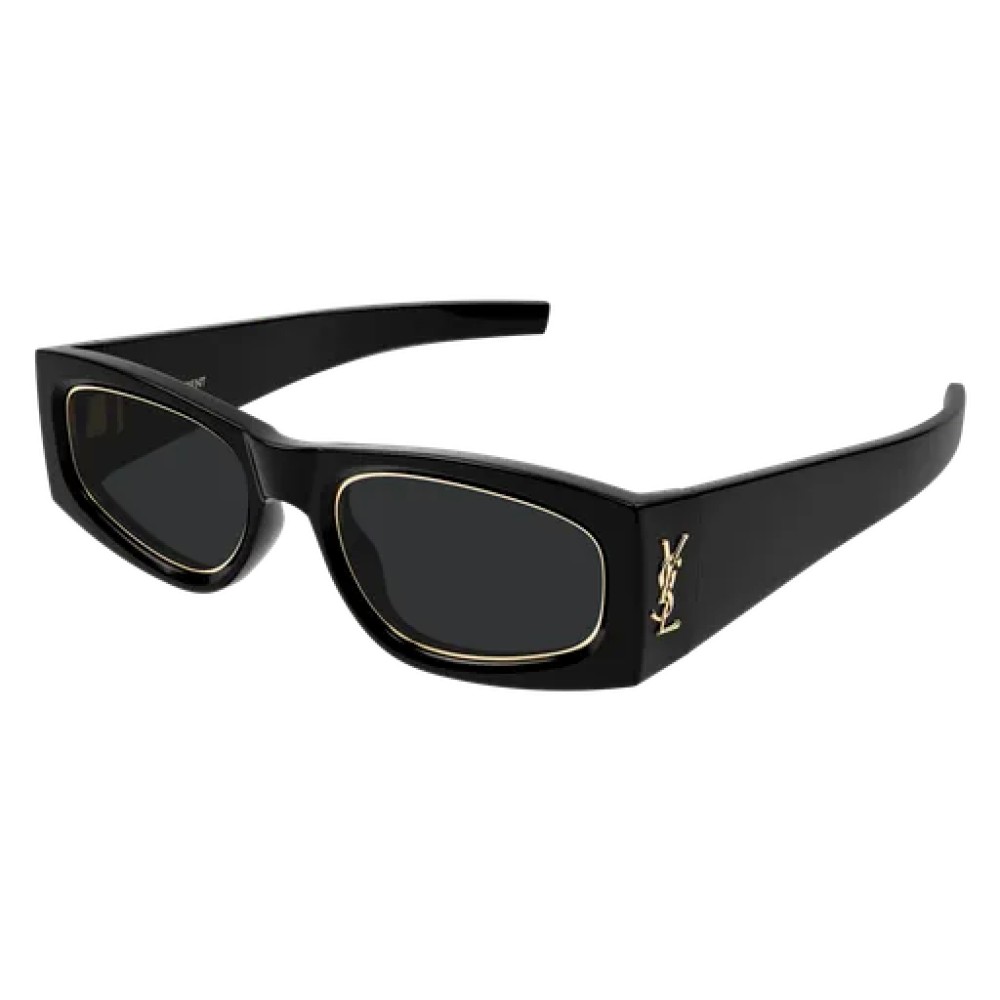 Saint Laurent SL M140 RIM - 001 - 54 Napszemüvegek Fekete Ovális