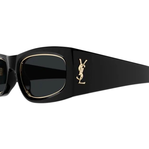 Saint Laurent SL M140 RIM - 001 - 54 Napszemüvegek Fekete Ovális