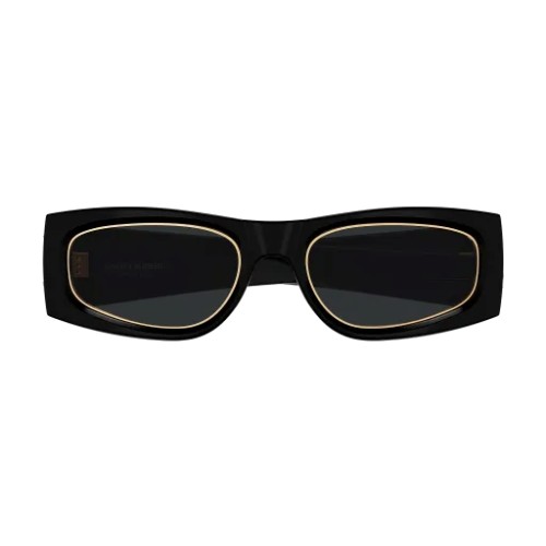 Saint Laurent SL M140 RIM - 001 - 54 Napszemüvegek Fekete Ovális