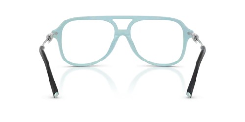 TIFFANY & CO. TF2283 - 8055 - 56 Optikai keretek Fekete a tiffany-kéken Pilóta (Aviator)