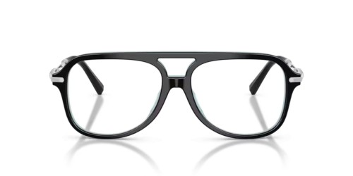 TIFFANY & CO. TF2283 - 8055 - 56 Optikai keretek Fekete a tiffany-kéken Pilóta (Aviator)
