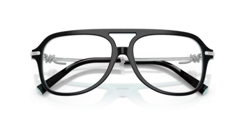 TIFFANY & CO. TF2283 - 8055 - 56 Optikai keretek Fekete a tiffany-kéken Pilóta (Aviator)
