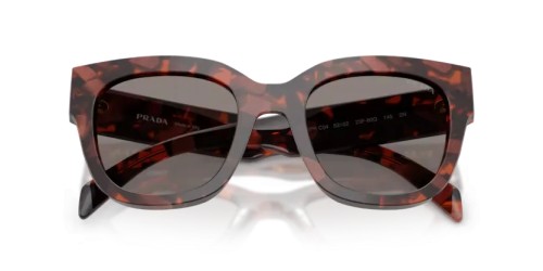 PRADA PR C04S - 23F80Q - 52 Napszemüvegek Amarant teknős Szögletes