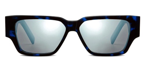 Dior CD DIAMOND S5I - 28I7 U - 56 Napszemüvegek Fekete, Kék Havana Szögletes