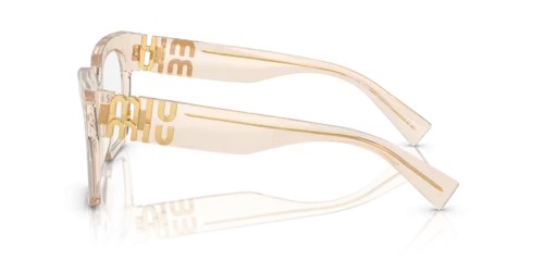 MIU MIU MU 04UV - 11T1O1 - 52 Optikai keretek Homok átlátszó Szögletes