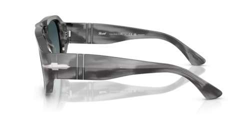 Persol PO3373S - 1192S3 - 56 - POLARIZÁLT LENCSÉKKEL Napszemüvegek Csíkos szürke Pilóta (Aviator)
