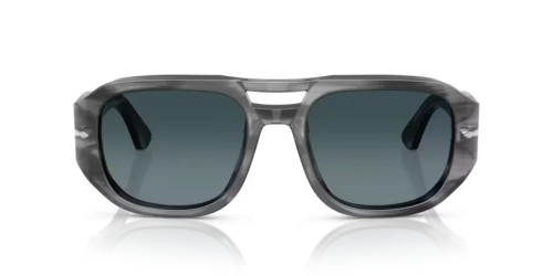 Persol PO3373S - 1192S3 - 56 - POLARIZÁLT LENCSÉKKEL Napszemüvegek Csíkos szürke Pilóta (Aviator)