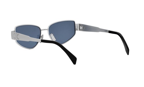 Celine CL40293U Metal Triomphe - 16V - 55 Napszemüvegek Ezüst Cat Eye (Macskaszem)
