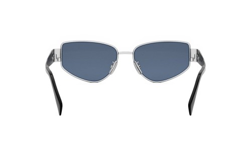 Celine CL40293U Metal Triomphe - 16V - 55 Napszemüvegek Ezüst Cat Eye (Macskaszem)