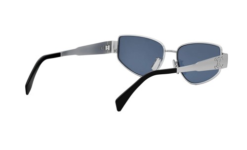 Celine CL40293U Metal Triomphe - 16V - 55 Napszemüvegek Ezüst Cat Eye (Macskaszem)