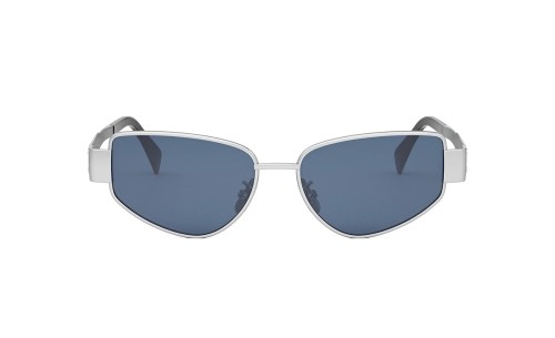 Celine CL40293U Metal Triomphe - 16V - 55 Napszemüvegek Ezüst Cat Eye (Macskaszem)